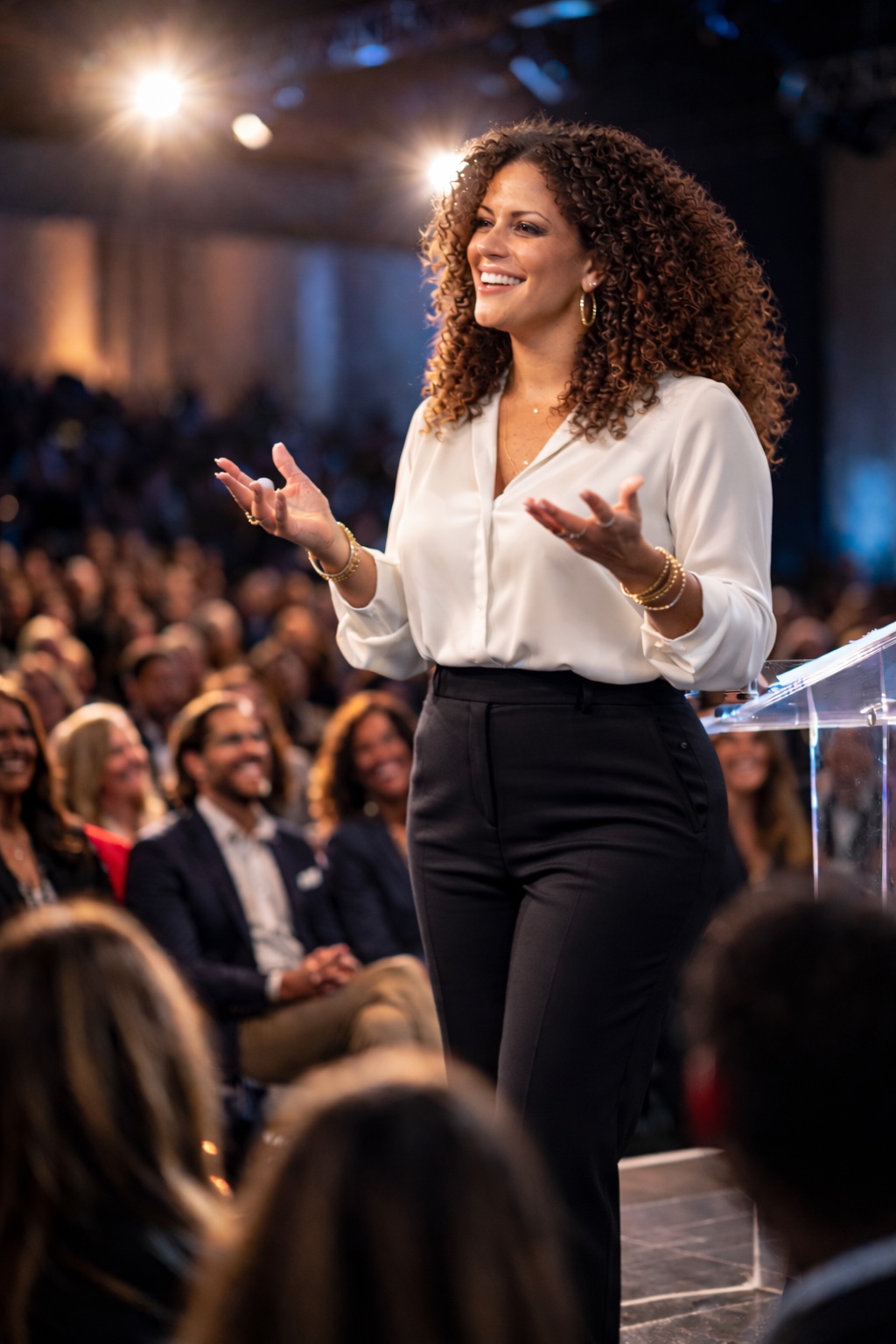 Marya Patrice Sherron speaking to an audience